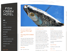Tablet Screenshot of fishcreekhotel.com.au